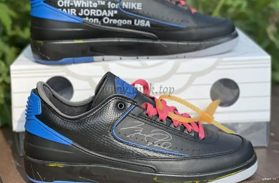 to blue Jordan ready PK OFF-WHITE Low ship God Air 2 x materials retail 0503